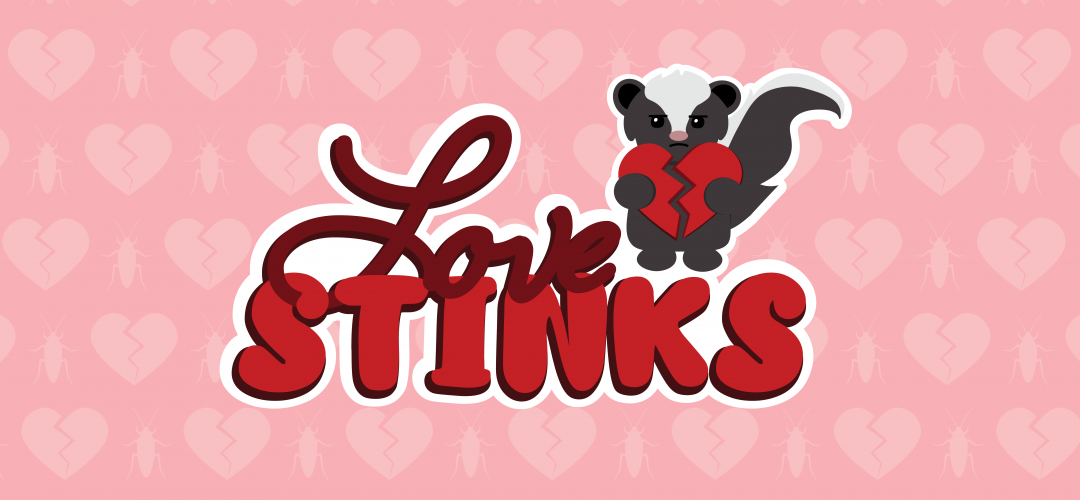 Love Stinks with Background